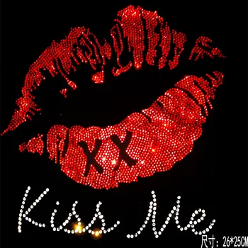 

Lip Decorative pattern decorative accessories Embroidery patch