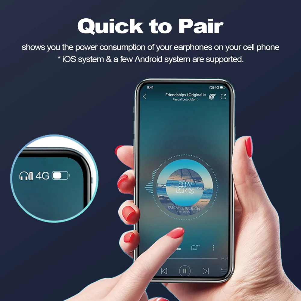 TWS BTH i30 настоящие Беспроводные стерео Bluetooth наушники с микрофоном беспроводные