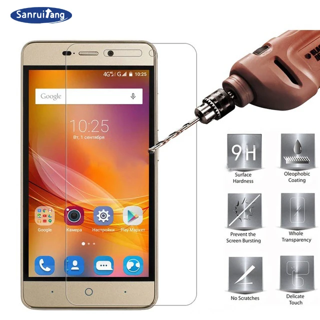 Закаленное стекло 9H для ZTE Blade X3 X5 V6 3 шт. Защитное экрана V10 Vita V9 V8 Mini V7 Lite жесткий |