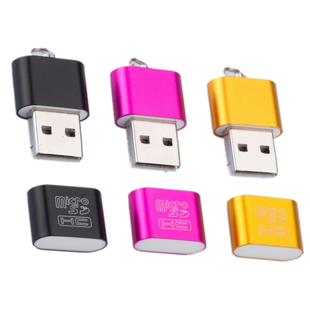 Мини Портативный Универсальный USB 2,0 TF флэш-карта памяти считыватель компьютера высокоскоростная карта памяти удлинитель-переходник для ПК ноутбука