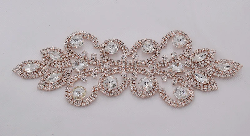 Crystal dress belt applique  (5)