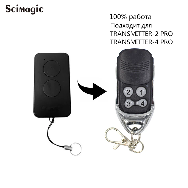 Передатчик дистанционного управления DOORHAN Transmitter 2 4 Pro черный для ворот и гаражных