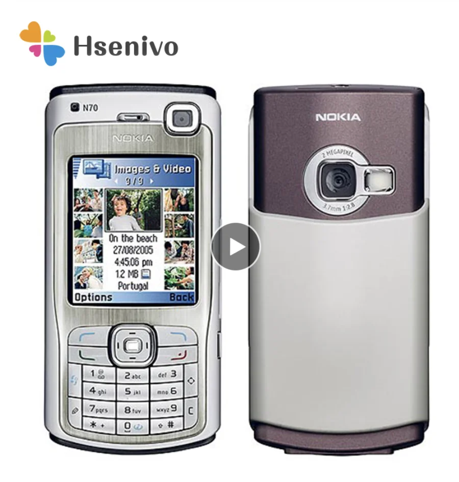 N70 оригинальный телефон Nokia 2 .. 1 дюймовый FM радио Bluetooth Symbian OS с арабской