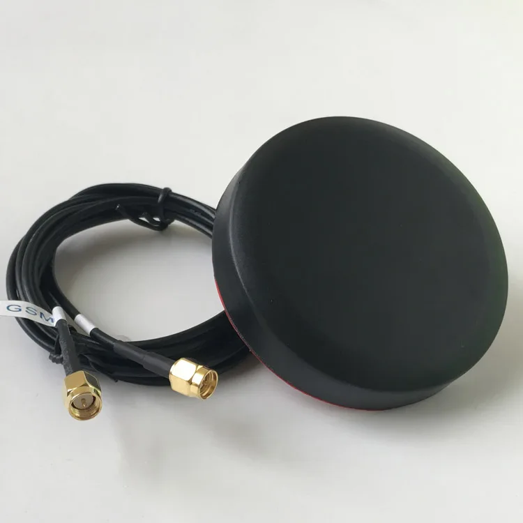 GPS GSM tracker system antenna in onepieces GPS GSM combo thread antenna 1 5m cable SMA 4