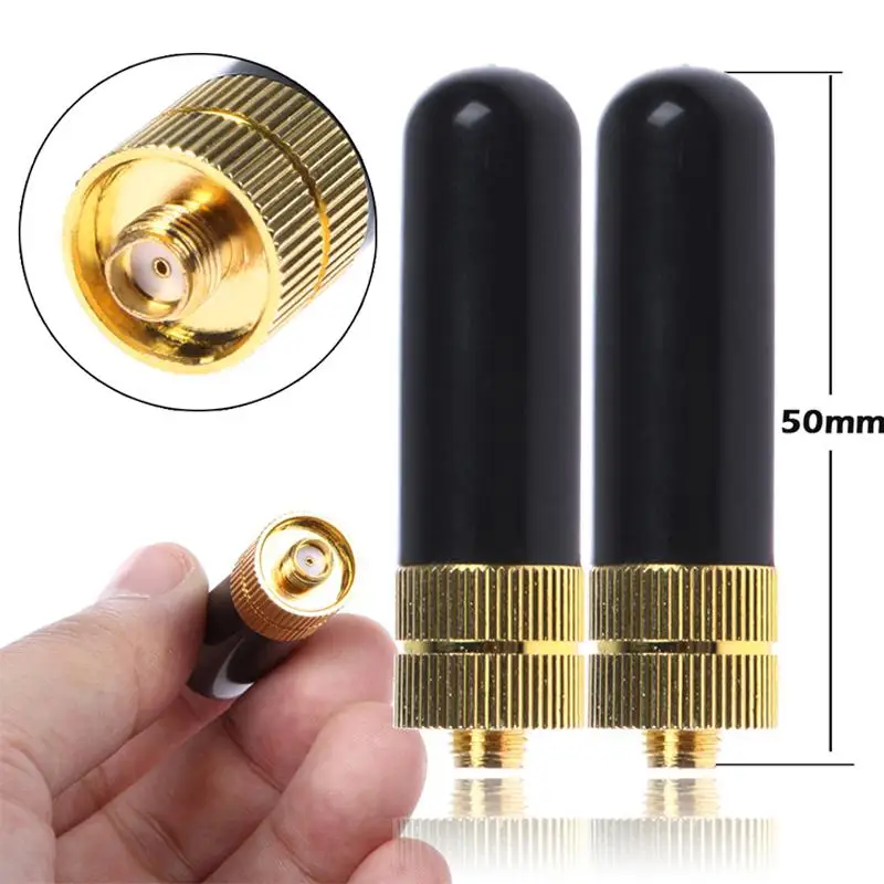 2pcs SRH805S VHF UHF 안테나 켄우드 Baofeng UV-5R SMA-F H777 RT-5R BF-888S Puxing 워키 토키에 대 한 UV-82