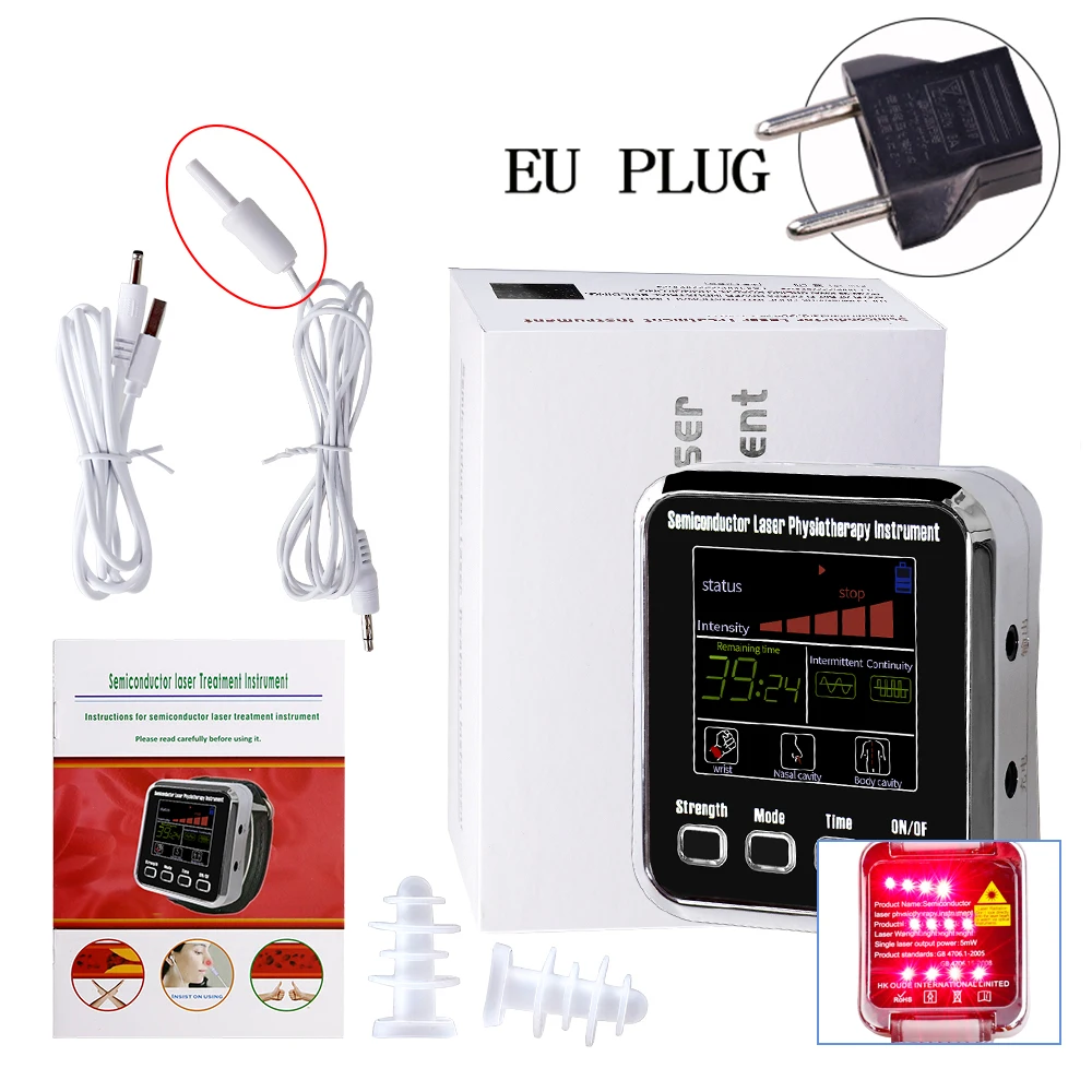 Advanced Laser Therapy Wrist Device for Diabetes & Hypertension Treatment