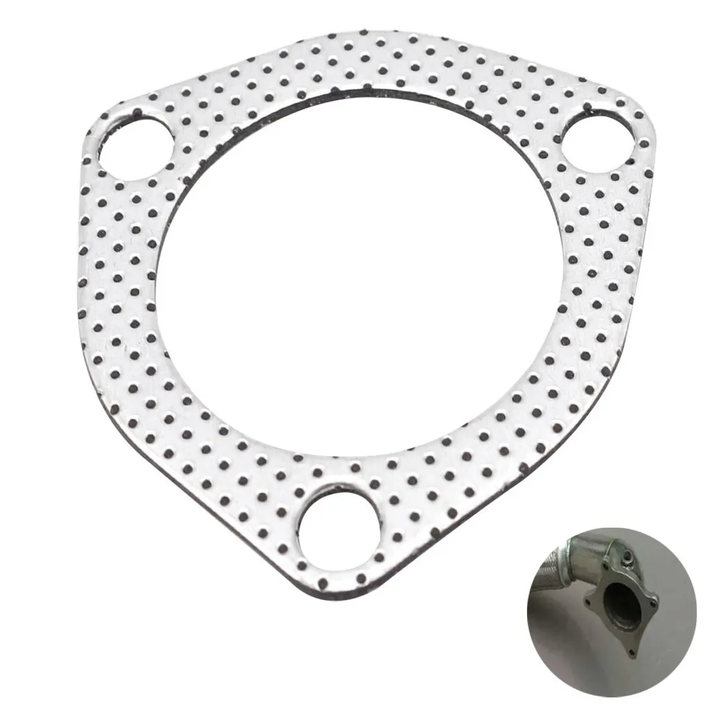Exhaust Gasket 2.5 Inch Vehicle Pipe Exhaust Gaskets Car Metal Seal Gasket Car Accessories Auto Tools автомобильные товары