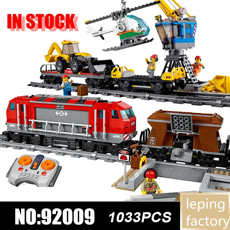 

Heavy-Haul Train 02009 Cargo Train City series Compatible with Iego 60098 Building Education Blocks bricks Toys Gift Lepinblocks
