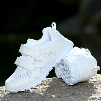 

Shoes kids boys children girls for girl kid boy sneakers sport Tenis infantil menina menino Filla Feminino casual basket White