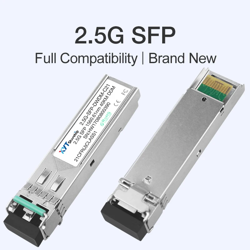 Sharetop 40/80/120 км 1,25G DWDM одномодовый волоконно-оптический SFP-1.25G-DW C21~ C60 LC порт полная совместимость можно подгонять