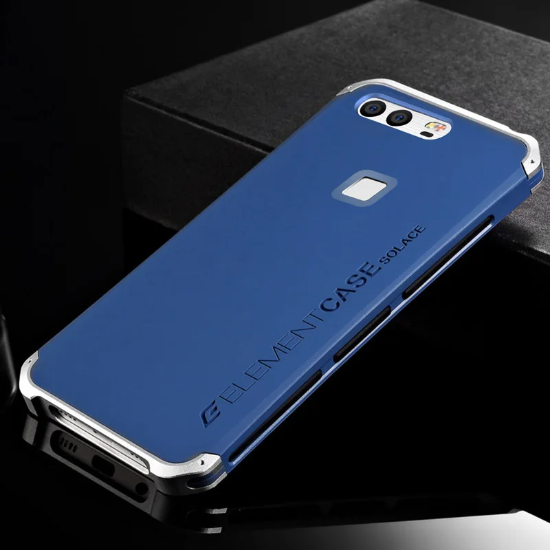 Чехол для Huawei P9 роскошные чехлы для телефонов с дизайнерской алюминиевой и с жесткой задней панелью - Цвет: 1