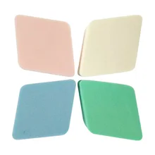 4 шт Гладкий макияж основа губка слоеная красота удобные алмазные узоры губка слоеная