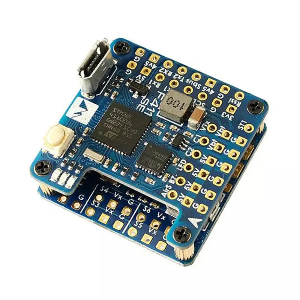 Стиль F411-WSE 100 МГц STM32F411CEU6 Контроллер полета Встроенный OSD 2-6S FC для радиоуправляемого дрона самолета аксессуары с фиксированным крылом - Цвет: MATEKF411SE