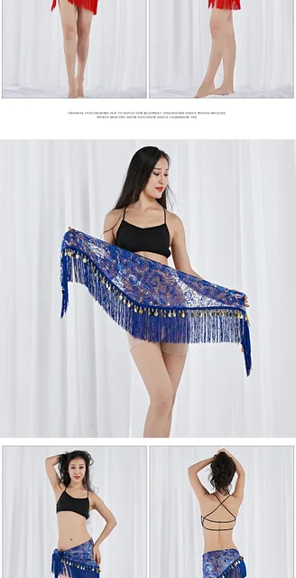 Accessoires De Danse Orientale Pour Femmes, Costume Professionnel, Pièces  De Monnaie, Ceinture Triangle, Écharpe De Hanche Pour Femmes, Vêtements  Féminins - Danse Du Ventre - AliExpress