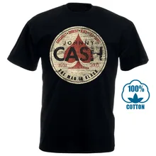 Мужская футболка черного цвета с принтом Джони кэш Спэйд