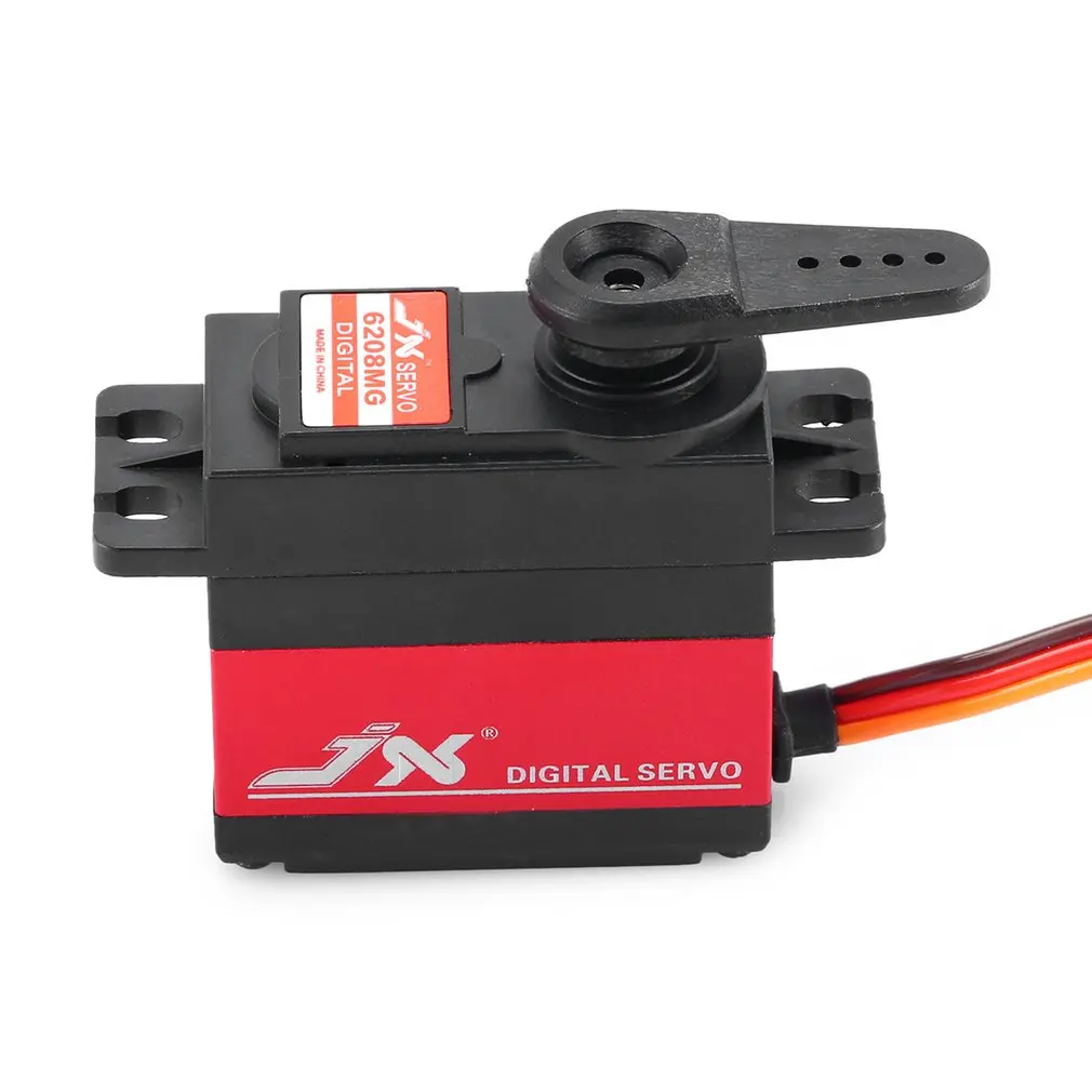 JX сервопривод PDI-6208MG 8 кг сервопривод 120 градусов Высокая Точность Металлическая передача цифровая стандартная сервопривод Водонепроницаемая рулевая передача