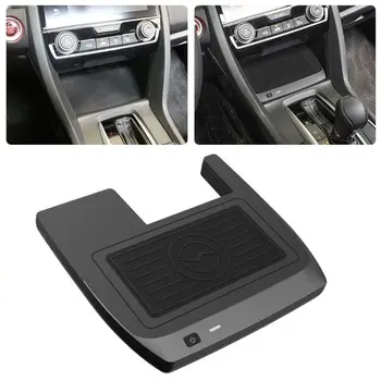 

Car Qi Wireless Charger Mobile Phone Charging Pad for Honda Civic 2016- 2019