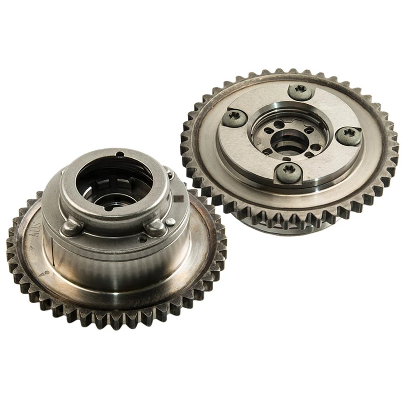 

2Pcs Camshaft Adjuster Exhaust+Intake Actuator Cam Gears For Benz E Class C-Class C250 Slk250 1.8L 710503347 2710502947 27105014