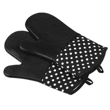 Нескользящие силиконовые профессиональные термоизоляционные рукавицы для микроволновой печи, перчатки для выпечки, кухонные принадлежности для выпечки, аксессуары