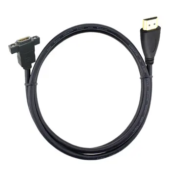 

Gold Plated HDMI Extension Cable Male to Female With Screw Panel Mount V1.4 1080P For PSP HDTV 30cm 50cm 1m 1.5m