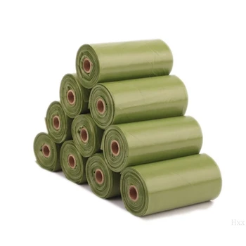 

Pet products 8x Degradable Environmental Pets Dog Waste Garbage Poop Bag Carrier Biodegradable Pick Up Clean Bags