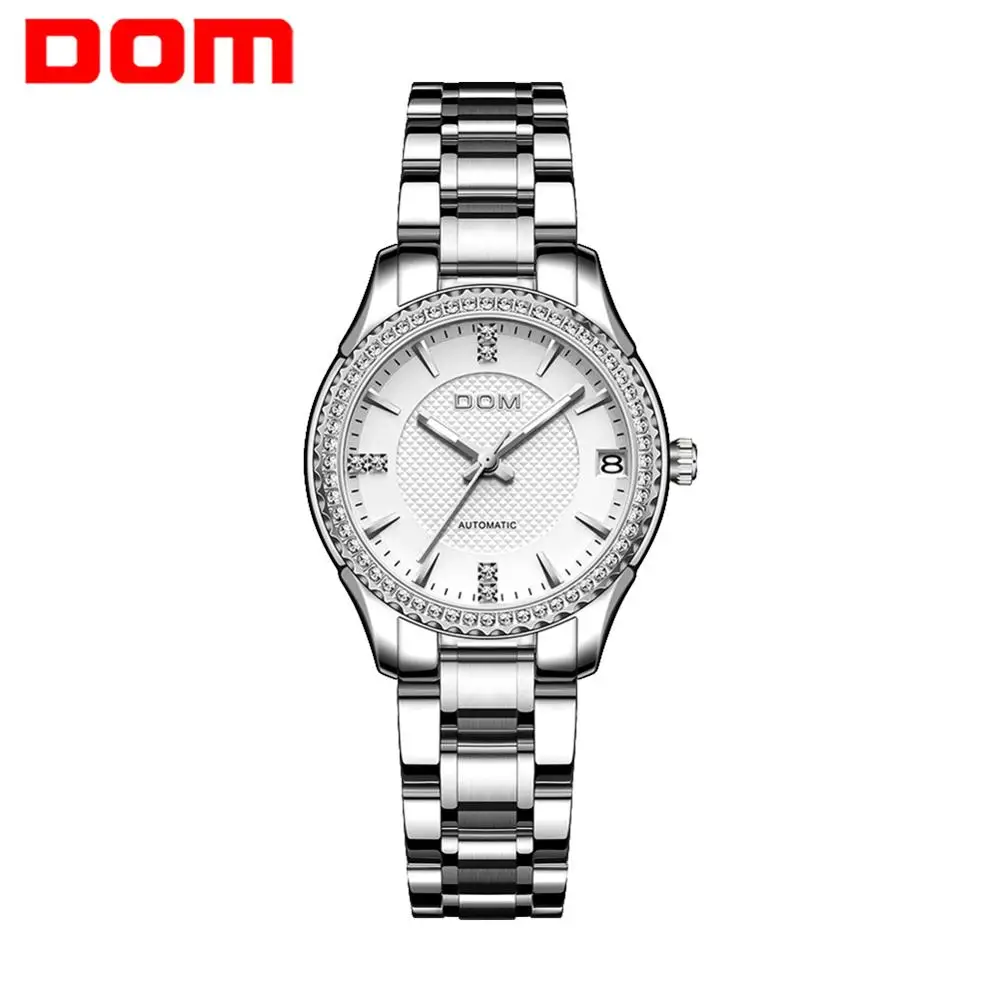 

DOM automatic mechanical watchfashion luminous couple watch business female watch sports men's watch waterproof stainless steel