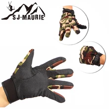 Спортивные охотничьи перчатки камуфляжные уличные противоскользящие перчатки для охоты, рыбалки, велоспорта мужские и женские охотничьи камуфляжные перчатки