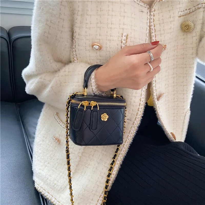 Small Square Box Women\'s Bag 2021 New Designer Fashion Trend Shoulder Handbags Female Cross Body Bags for Travel Ladies Wallet