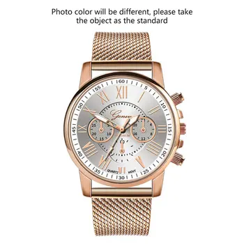 

Watch Women'S Watch Women'S Watch Double Face Women'S Watch Silicone Mesh With Silicone Plated Strap