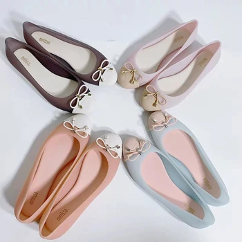 

Melissa Bow Jelly Shoes Doll Women Jelly Shoes Sandals 2020 Fashion Women Sandals Melissa Adult Female Sandalias Mujer Sandals