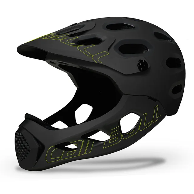 black green Cairbull ALLCROSS MTB горный велосипед с полным лицом шлем Экстремальные виды спорта безопасный шлем велосипедный шлем bicicleta - Цвет: black green