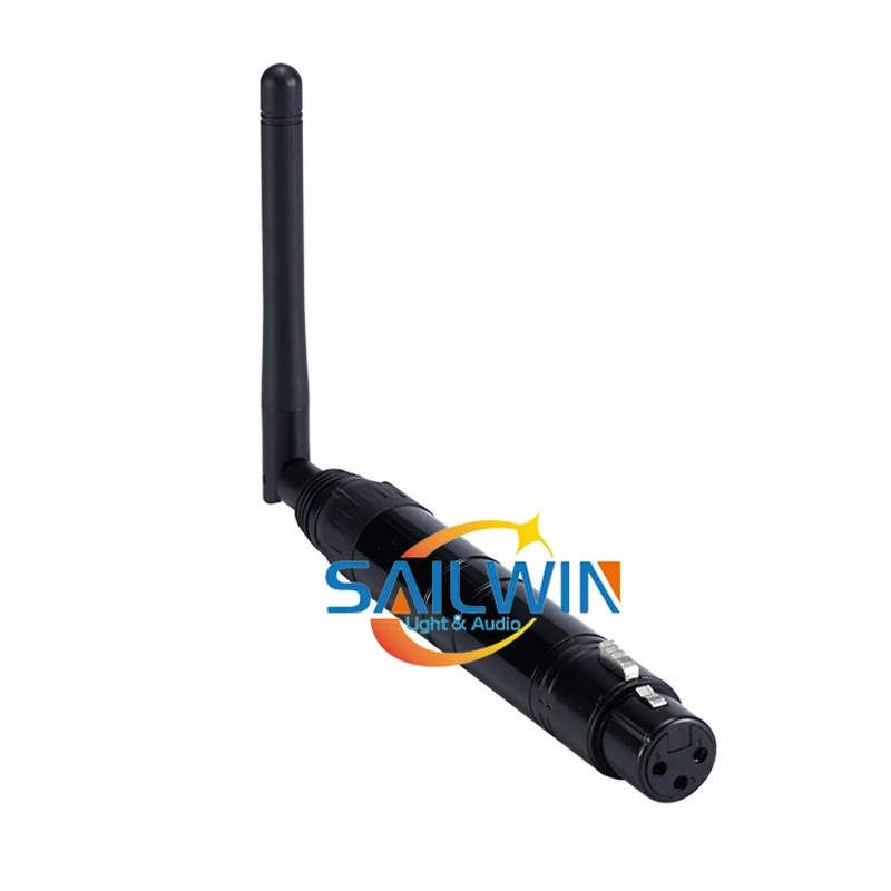 1 шт. Wifi Receiver-2.4GHZ 3 контакта беспроводной DMX приемник сигнала для Диоды питающиеся от батареек светодиодный Par свет 12 В передатчик Вечерние
