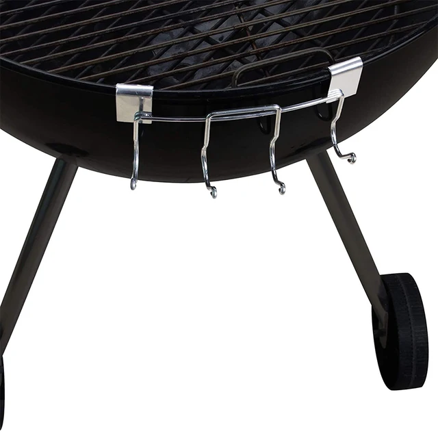 A Fireloop Grill Szerszámtartó Weber Rozsdamentes Acél Evőeszközökhez 18.5. & Amp; 22.5 Quot; Faszénrácsok, Mind Acélból - Image 6