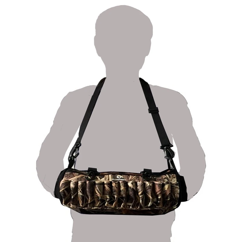 

Hunting Pouches bags Winter Warmer hand Caccia jagd Accessories Strap type bullet bag Camouflaged neoprene gloves