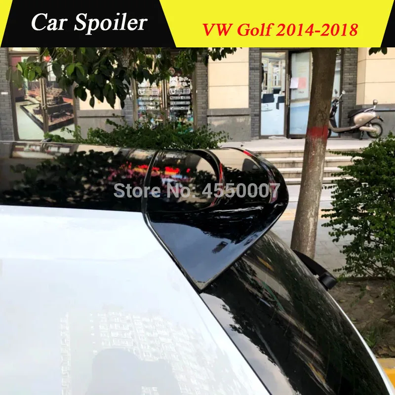 

For Volkswagen Golf 7 Spoiler Rear Window Roof Spoiler ABS Plastic Rear Spoiler For Volkswagen Golf 7 2014 2015 2016 2017 2018