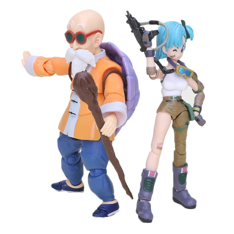 13 см Dragon Ball Bluma Мастер Роши Боевая фигурка передвижная, ПВХ фигурка игрушки