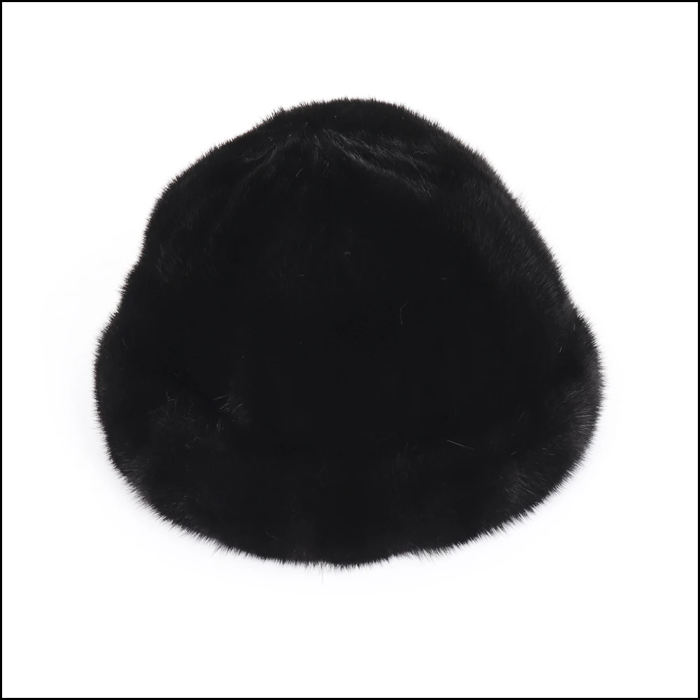 Новая Брендовая женская Толстая теплая шапка с черепами из натурального меха норки Зимняя Женская Роскошная натуральная норковая шапка уличная пушистая меховая шапка
