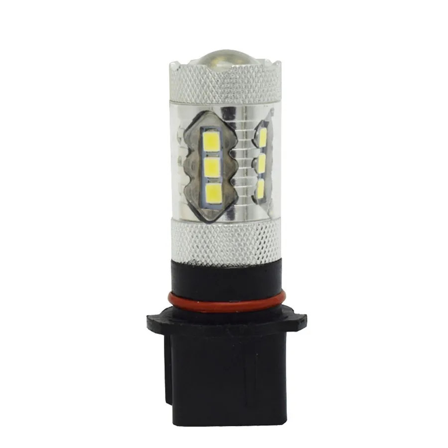 2 шт. 80 Вт P13W Противотуманные фары лампы DRL 16SMD 16 светодиодный для Chevy Camaro 2011-2013 белый