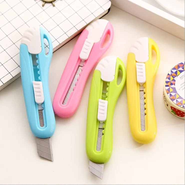 Cortador de papel artesanal, cuchillo de utilidad, suministros para oficina y escuela, papelería