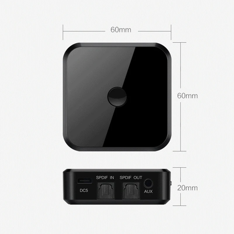 Bluetooth передатчик и приемник 2-в-1 Bluetooth передатчик один-два Поддержка APTX Bluetooth адаптер