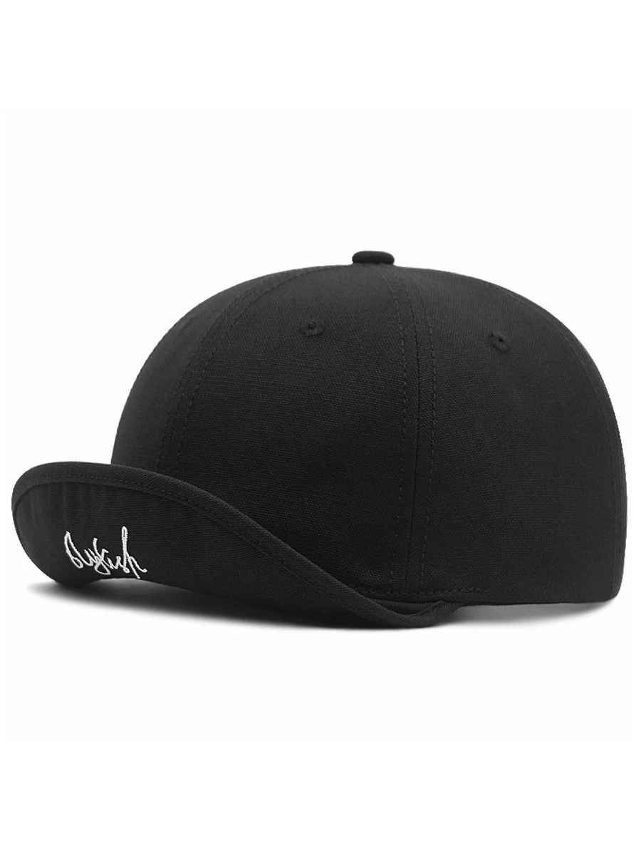 brim street Snapback cap flat peak black with lime fitted baseball hip hop hat 