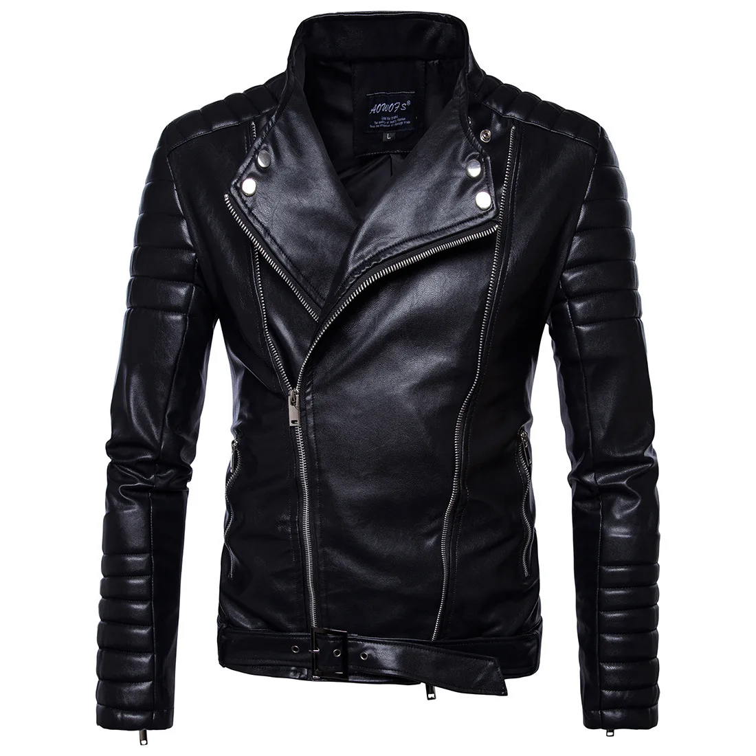 

[Code] European Export Locomotive Leather Coat High-End Carrie Motorcycle Leather Jacket MEN'S Coat B012