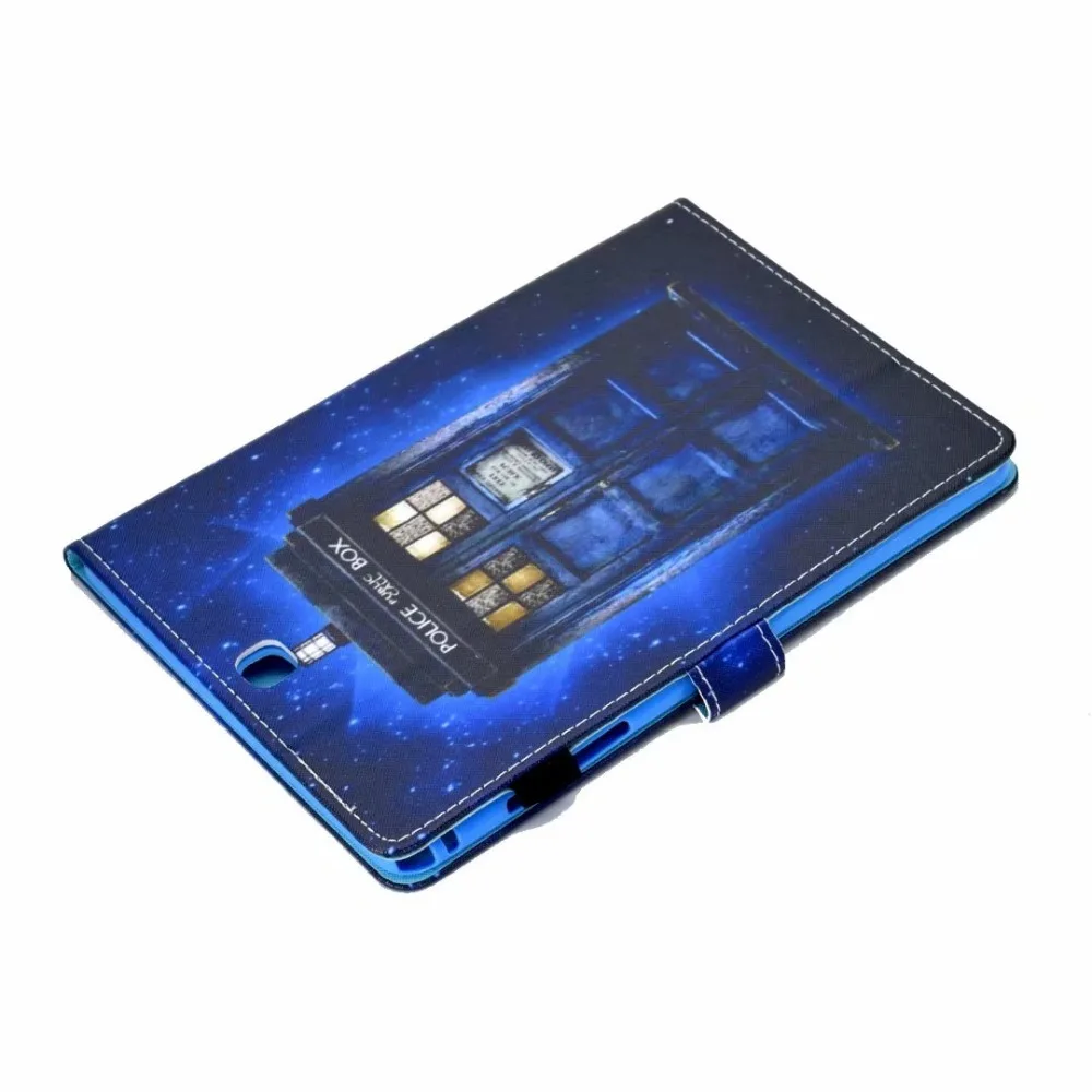 SM-T550 модный мультяшный окрашенный чехол для Samsung Galaxy Tab A 9,7 SM-T555 T550 P555 Смарт Кожа PU Funda планшет стенд оболочка