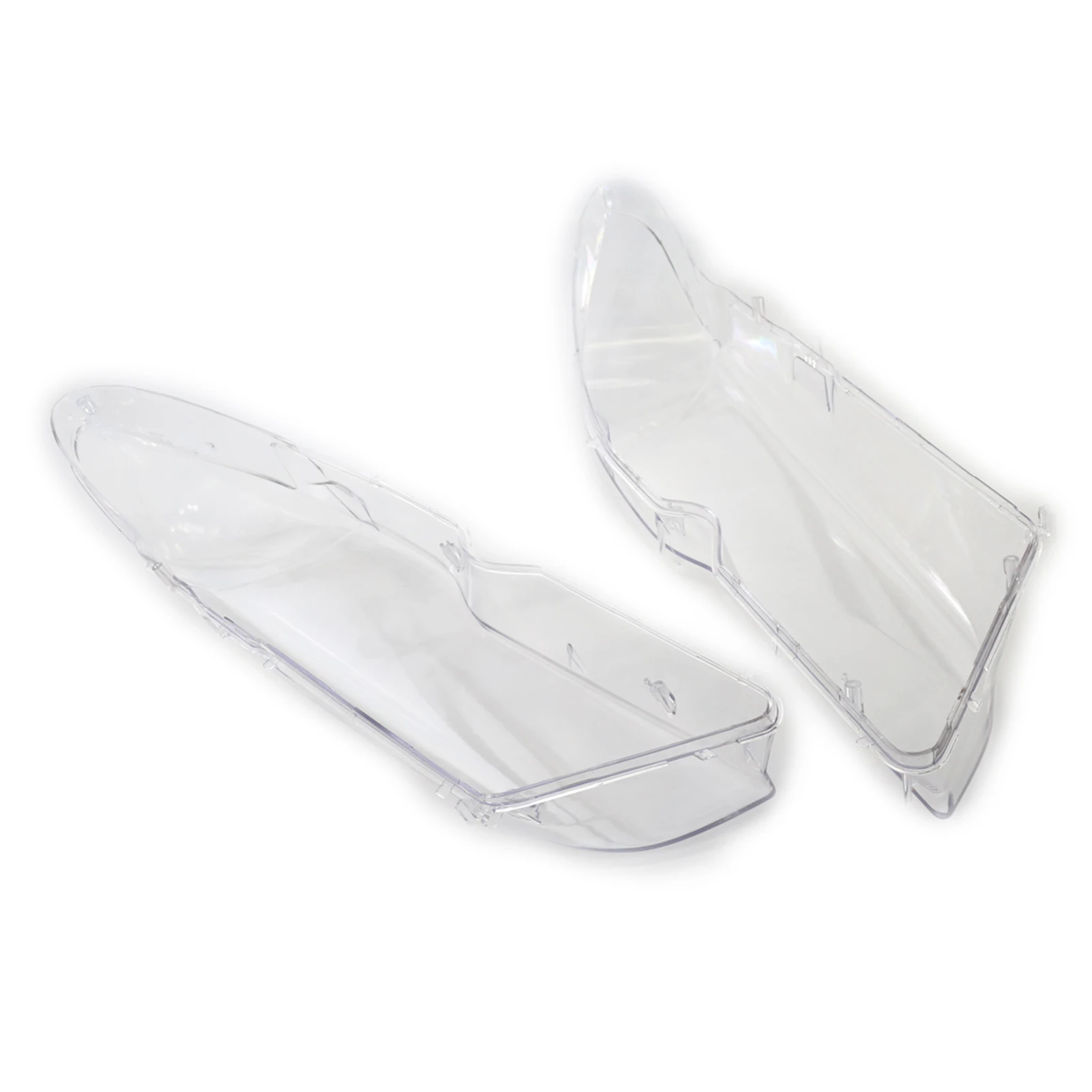 

One Pair Transparent Plastic Headlight Covers Left & Right Headlamp Covers Replacement for BMW E46 3-Series 2 Doors Coupe 03-06