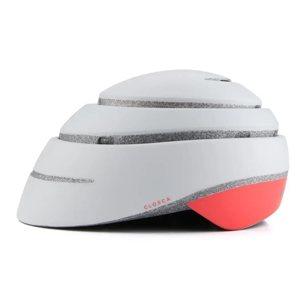 GUB складной шлем для велоспорта городской велосипед городской велосипедный шлем BMX фиксированная безопасная Кепка для мужчин и женщин шлем для катания на коньках 56-29/60-63 см белый - Цвет: MateWhiteRed