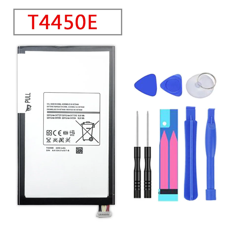 T4450E планшеты аккумулятор для Samsung GALAXY Tab 3 8 0 T310 T311 батарея T315 SM-T310 SM-T311 E0288 E0396 4450mAh +