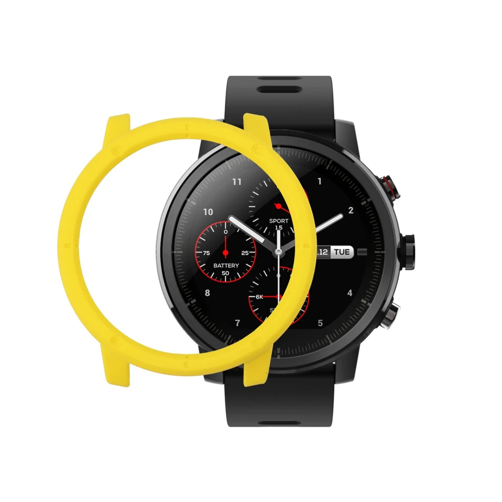 Защитный чехол Пластиковый корпус для Xiaomi Huami Amazfit Stratos 2 чехол для смарт часов бампер рамка ремешок аксессуары