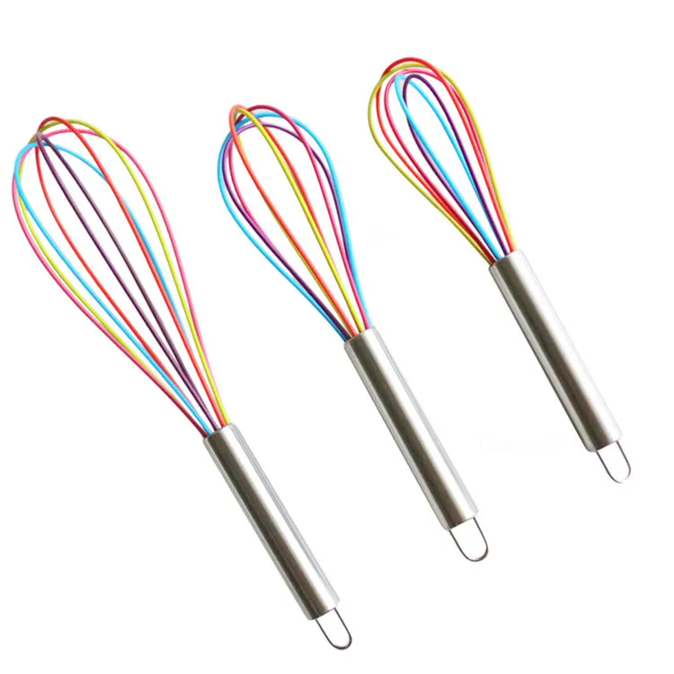 Manufacturers Direct Selling Line Pipe Handle Silicone Eggbeater