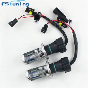 

10000K 55W Bi Xenon H4 H7 HID Bulb for HONDA H4 High Low Bixenon Headlamp H7 Xenon Lights Car Xenon Headlights bulb