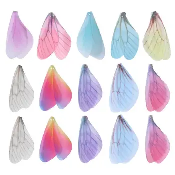 

50pcs DIY Handmade Simulated Dragonfly Wings Decors Cloth Art Dragonfly Butterflies Wings Craft DIY Craft Supplies For Decor